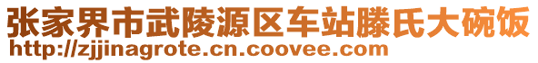 張家界市武陵源區(qū)車站滕氏大碗飯