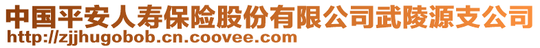 中國平安人壽保險(xiǎn)股份有限公司武陵源支公司