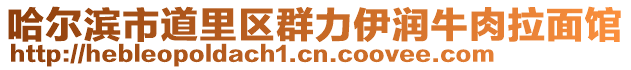 哈爾濱市道里區(qū)群力伊潤牛肉拉面館