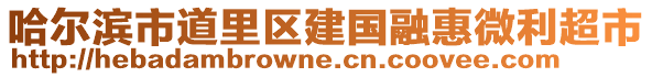 哈爾濱市道里區(qū)建國融惠微利超市