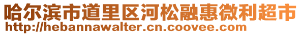 哈爾濱市道里區河松融惠微利超市