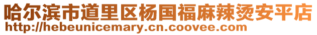 哈爾濱市道里區楊國福麻辣燙安平店