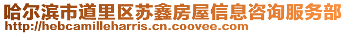 哈爾濱市道里區蘇鑫房屋信息咨詢服務部