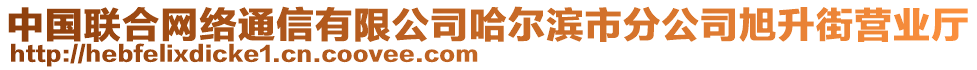 中国联合网络通信有限公司哈尔滨市分公司旭升街营业厅