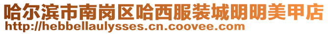 哈尔滨市南岗区哈西服装城明明美甲店