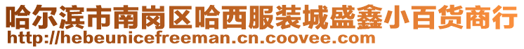 哈爾濱市南崗區(qū)哈西服裝城盛鑫小百貨商行