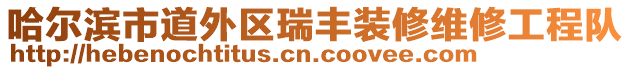 哈爾濱市道外區(qū)瑞豐裝修維修工程隊(duì)