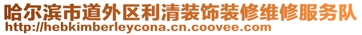 哈爾濱市道外區(qū)利清裝飾裝修維修服務(wù)隊(duì)