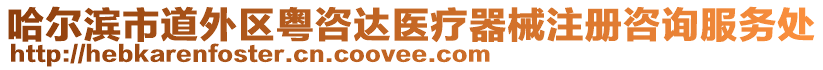 哈爾濱市道外區(qū)粵咨達(dá)醫(yī)療器械注冊(cè)咨詢服務(wù)處