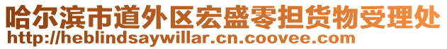 哈爾濱市道外區(qū)宏盛零擔(dān)貨物受理處