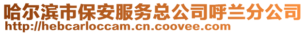 哈尔滨市保安服务总公司呼兰分公司