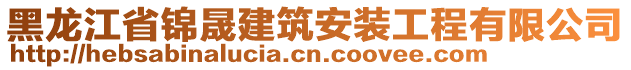 黑龍江省錦晟建筑安裝工程有限公司