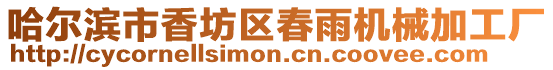 哈爾濱市香坊區春雨機械加工廠