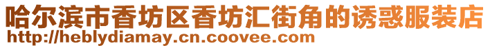 哈爾濱市香坊區(qū)香坊匯街角的誘惑服裝店