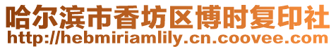 哈爾濱市香坊區(qū)博時復印社