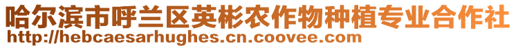 哈爾濱市呼蘭區(qū)英彬農(nóng)作物種植專業(yè)合作社