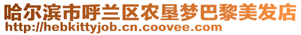 哈爾濱市呼蘭區(qū)農(nóng)墾夢巴黎美發(fā)店