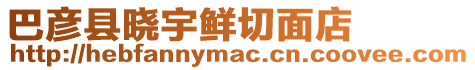 巴彥縣曉宇鮮切面店