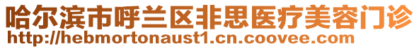 哈爾濱市呼蘭區非思醫療美容門診