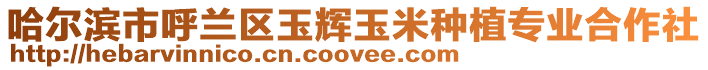 哈爾濱市呼蘭區(qū)玉輝玉米種植專(zhuān)業(yè)合作社
