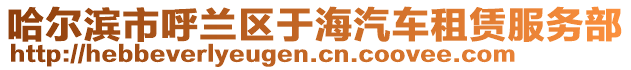 哈爾濱市呼蘭區于海汽車租賃服務部