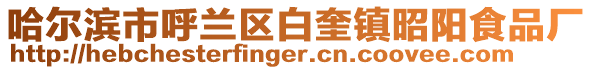 哈爾濱市呼蘭區白奎鎮昭陽食品廠