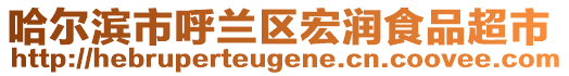 哈爾濱市呼蘭區(qū)宏潤食品超市