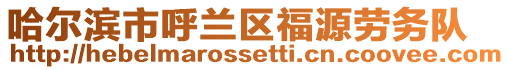 哈爾濱市呼蘭區(qū)福源勞務(wù)隊(duì)