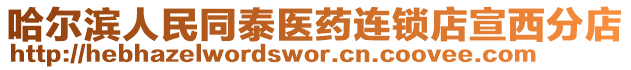 哈爾濱人民同泰醫(yī)藥連鎖店宣西分店