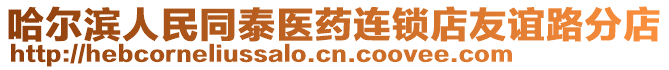 哈爾濱人民同泰醫(yī)藥連鎖店友誼路分店