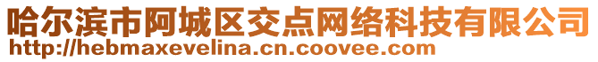 哈爾濱市阿城區(qū)交點(diǎn)網(wǎng)絡(luò)科技有限公司