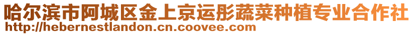 哈爾濱市阿城區金上京運彤蔬菜種植專業合作社