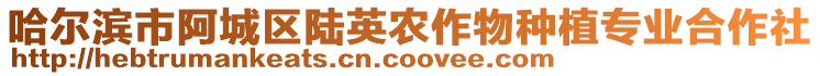 哈爾濱市阿城區(qū)陸英農(nóng)作物種植專業(yè)合作社