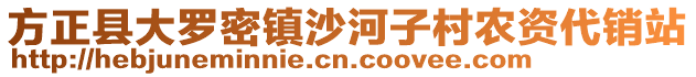 方正县大罗密镇沙河子村农资代销站