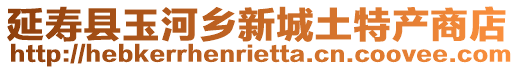 延壽縣玉河鄉新城土特產商店