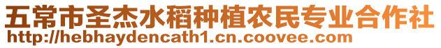 五常市圣杰水稻種植農民專業合作社