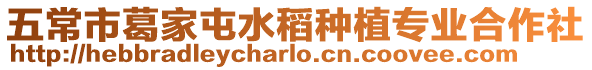 五常市葛家屯水稻種植專業(yè)合作社