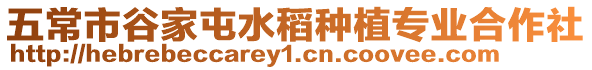 五常市谷家屯水稻種植專業(yè)合作社