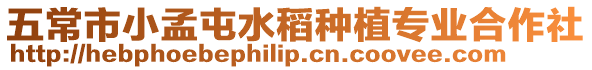五常市小孟屯水稻種植專業(yè)合作社