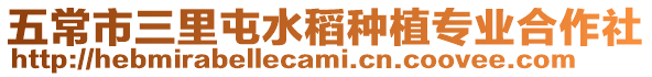 五常市三里屯水稻種植專業合作社