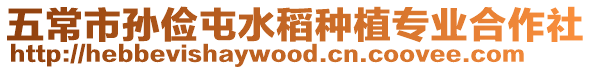 五常市孫儉屯水稻種植專業(yè)合作社