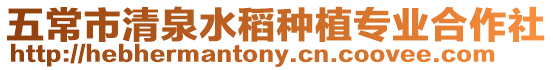 五常市清泉水稻種植專業合作社
