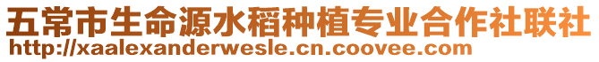 五常市生命源水稻種植專業合作社聯社