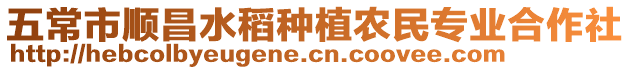 五常市順昌水稻種植農(nóng)民專業(yè)合作社