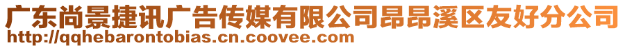 廣東尚景捷訊廣告?zhèn)髅接邢薰景喊合獏^(qū)友好分公司