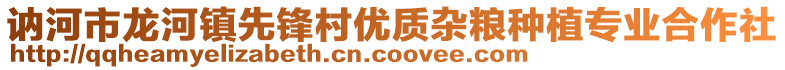 訥河市龍河鎮(zhèn)先鋒村優(yōu)質(zhì)雜糧種植專業(yè)合作社