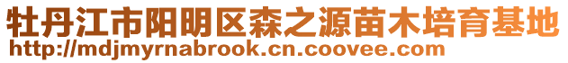 牡丹江市陽明區森之源苗木培育基地