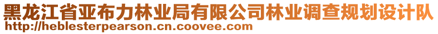 黑龙江省亚布力林业局有限公司林业调查规划设计队