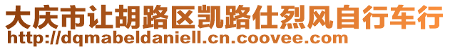 大慶市讓胡路區(qū)凱路仕烈風(fēng)自行車行