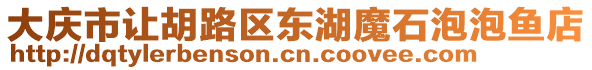 大庆市让胡路区东湖魔石泡泡鱼店